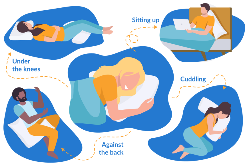 v pillow sleeping styles